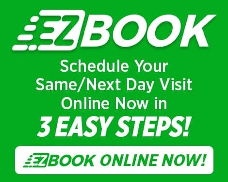 EZ Book - schedule your same/next day visit online now in 3 easy steps