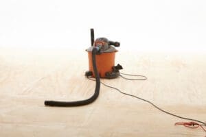 shop vacuum to deal with a clogged shower drain