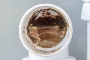 clogged plumbing pipes